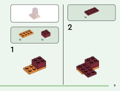 LEGO 21584 instructions page 9 – build guide