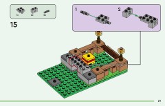 LEGO 21585 instructions page 21 – build guide