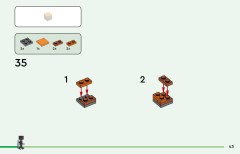 LEGO 21586 instructions page 43 – build guide