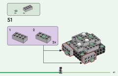 LEGO 21586 instructions page 61 – build guide