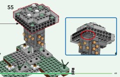 LEGO 21586 instructions page 65 – build guide