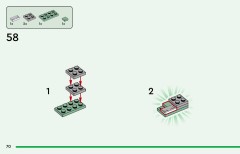 LEGO 21586 instructions page 70 – build guide