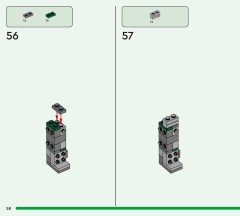 LEGO 21587 instructions page 58 – build guide
