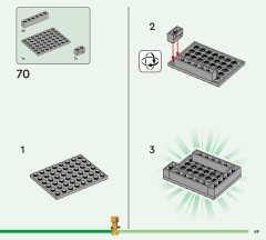 LEGO 21587 instructions page 69 – build guide