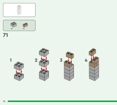 LEGO 21587 instructions page 72 – build guide