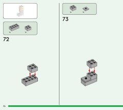 LEGO 21587 instructions page 74 – build guide