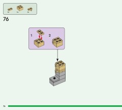 LEGO 21587 instructions page 76 – build guide