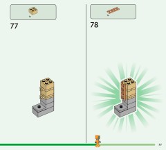 LEGO 21587 instructions page 77 – build guide