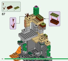 LEGO 21587 instructions page 92 – build guide