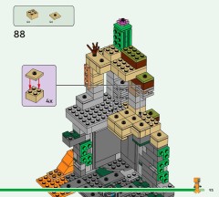 LEGO 21587 instructions page 93 – build guide