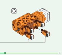 LEGO 21588 instructions page 51 – build guide