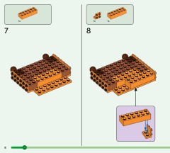 LEGO 21588 instructions page 8 – build guide