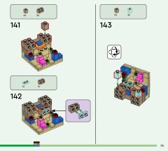 LEGO 21589 instructions page 73 – build guide