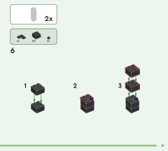 LEGO 21590 instructions page 11 – build guide