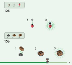LEGO 21590 instructions page 111 – build guide