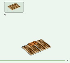 LEGO 21590 instructions page 21 – build guide