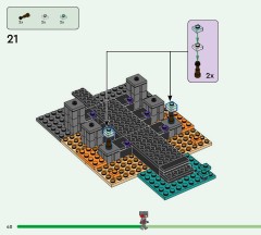 LEGO 21590 instructions page 40 – build guide