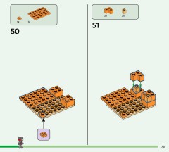 LEGO 21590 instructions page 73 – build guide