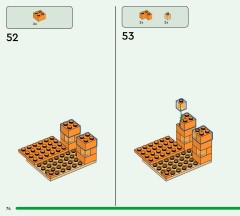 LEGO 21590 instructions page 74 – build guide