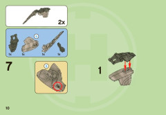 LEGO 2182 instructions page 10 – build guide