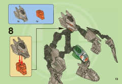 LEGO 2182 instructions page 13 – build guide