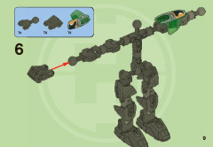 LEGO 2183 instructions page 9 – build guide