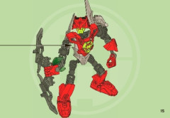 LEGO 2191 instructions page 15 – build guide