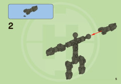 LEGO 2191 instructions page 5 – build guide