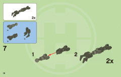 LEGO 2231 instructions page 12 – build guide