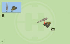 LEGO 2231 instructions page 14 – build guide