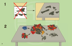 LEGO 2231 instructions page 2 – build guide