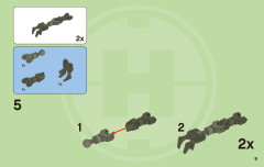 LEGO 2231 instructions page 9 – build guide