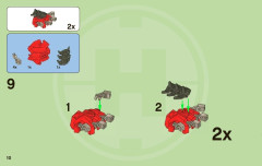 LEGO 2232 instructions page 10 – build guide