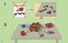 LEGO 2232 instructions page 2 – build guide