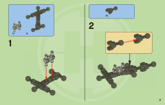 LEGO 2232 instructions page 3 – build guide