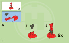 LEGO 2232 instructions page 6 – build guide