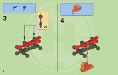 LEGO 2233 instructions page 4 – build guide