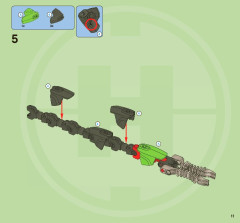 LEGO 2236 instructions page 11 – build guide