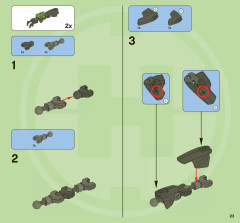 LEGO 2236 instructions page 23 – build guide