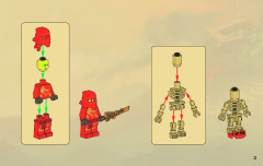 LEGO 2254 instructions page 3 – build guide