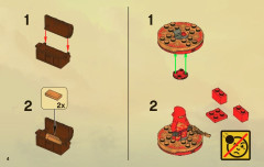 LEGO 2254 instructions page 4 – build guide