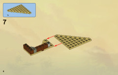 LEGO 2254 instructions page 8 – build guide