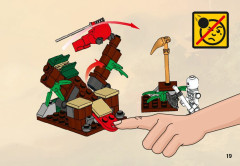 LEGO 2258 instructions page 19 – build guide