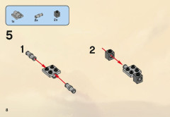 LEGO 2258 instructions page 8 – build guide