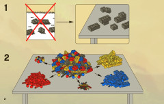 LEGO 2259 instructions page 2 – build guide