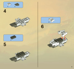 LEGO 2260 instructions page 5 – build guide