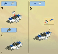 LEGO 2260 instructions page 6 – build guide