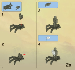 LEGO 2260 instructions page 8 – build guide