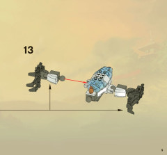 LEGO 2260 instructions page 9 – build guide