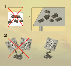 LEGO 2263 instructions page 2 – build guide